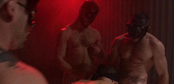 Spencer Fox at a masked gay orgy